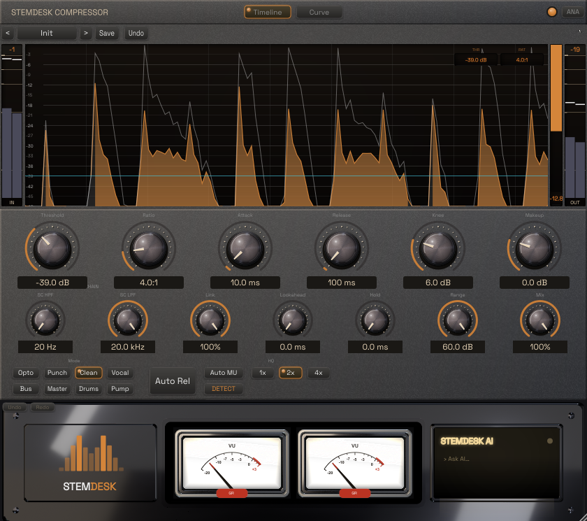 StemDesk Compressor plugin
