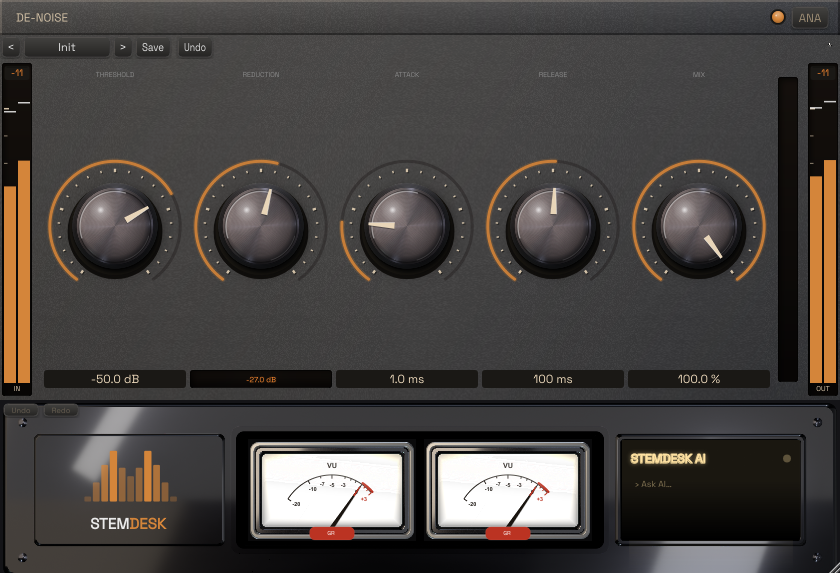 StemDesk De-Noise plugin