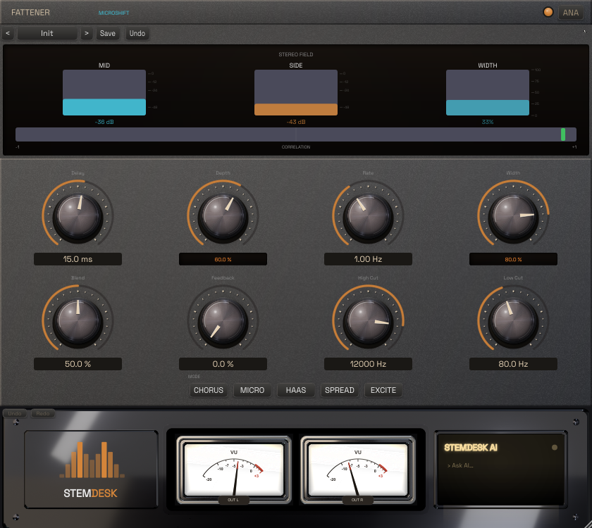 StemDesk Fattener plugin