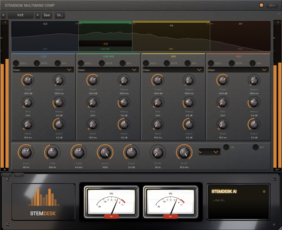 StemDesk Multiband Comp plugin