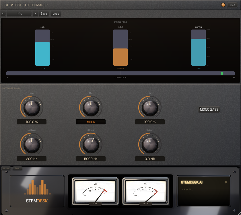 StemDesk Stereo Imager plugin